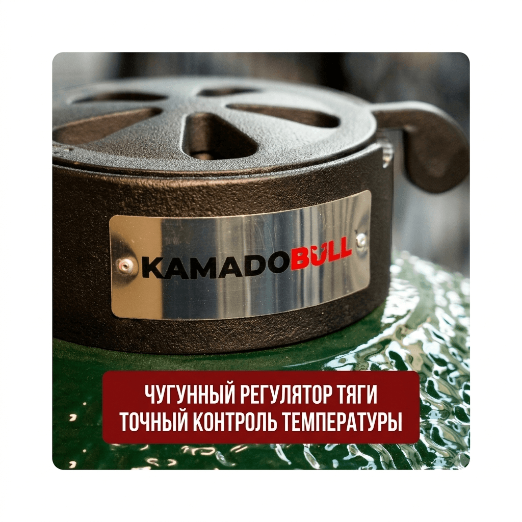 Керамический гриль KamadoBull Classic L 18″ на подставке — купить в Hedonism.ru