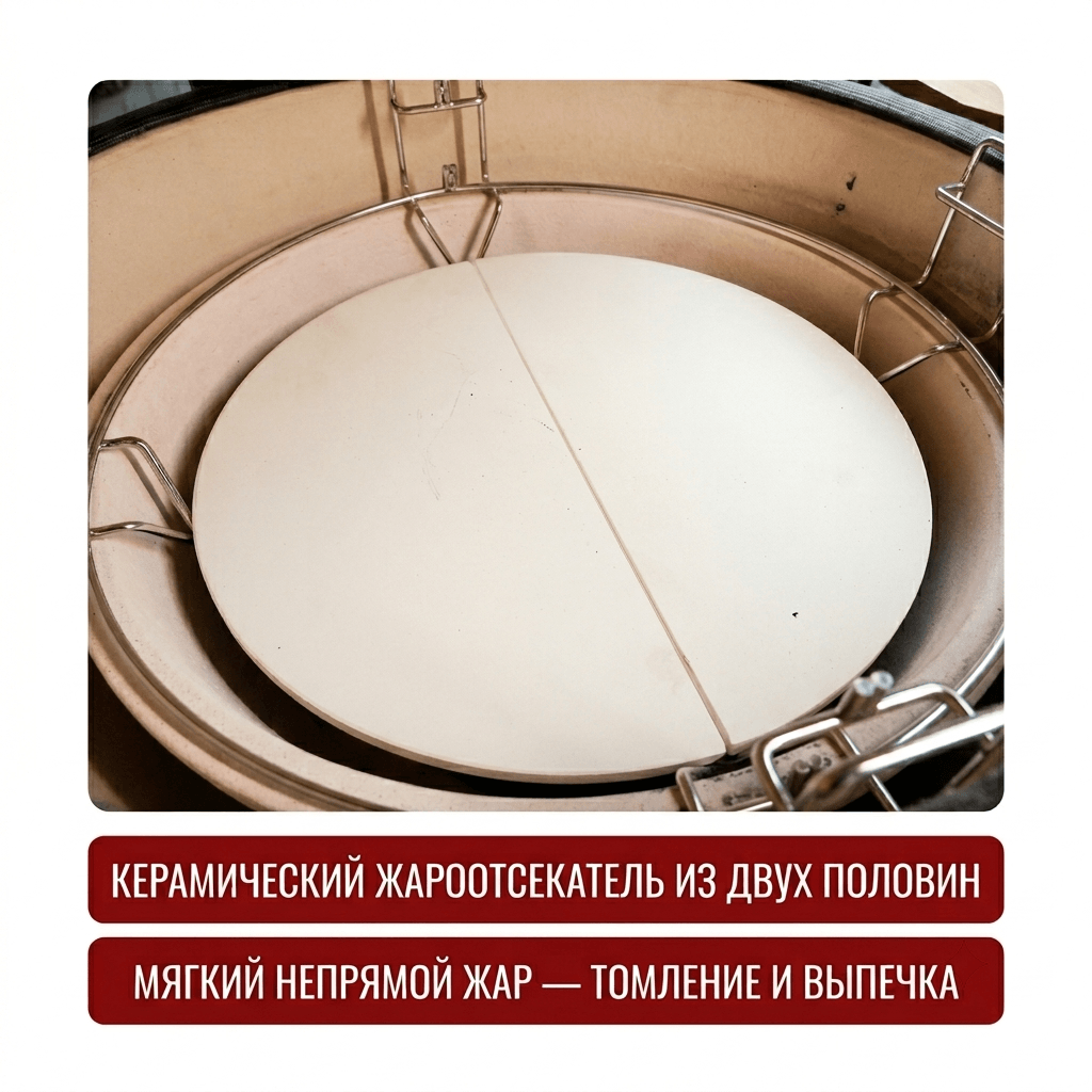 Керамический гриль KamadoBull PRO XL 22″ на подставке — купить в Hedonism.ru