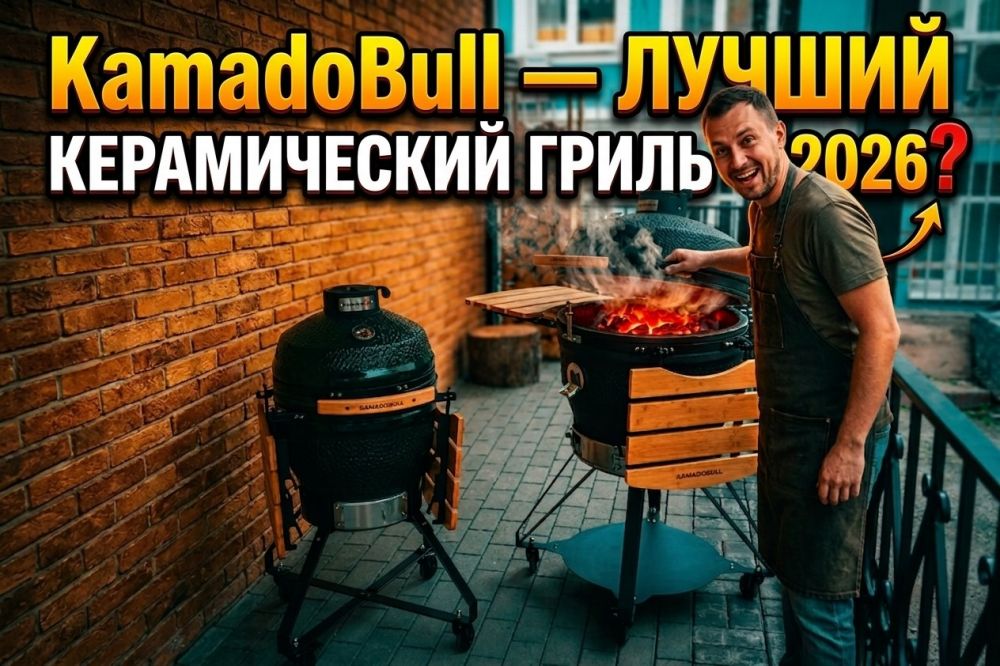 KamadoBull — лучший керамический гриль 2026? Полный обзор