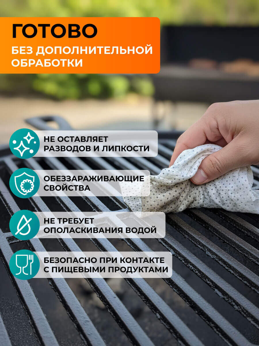 Салфетки для чистки гриля NEKO Grill, 12 шт — купить в Hedonism.ru