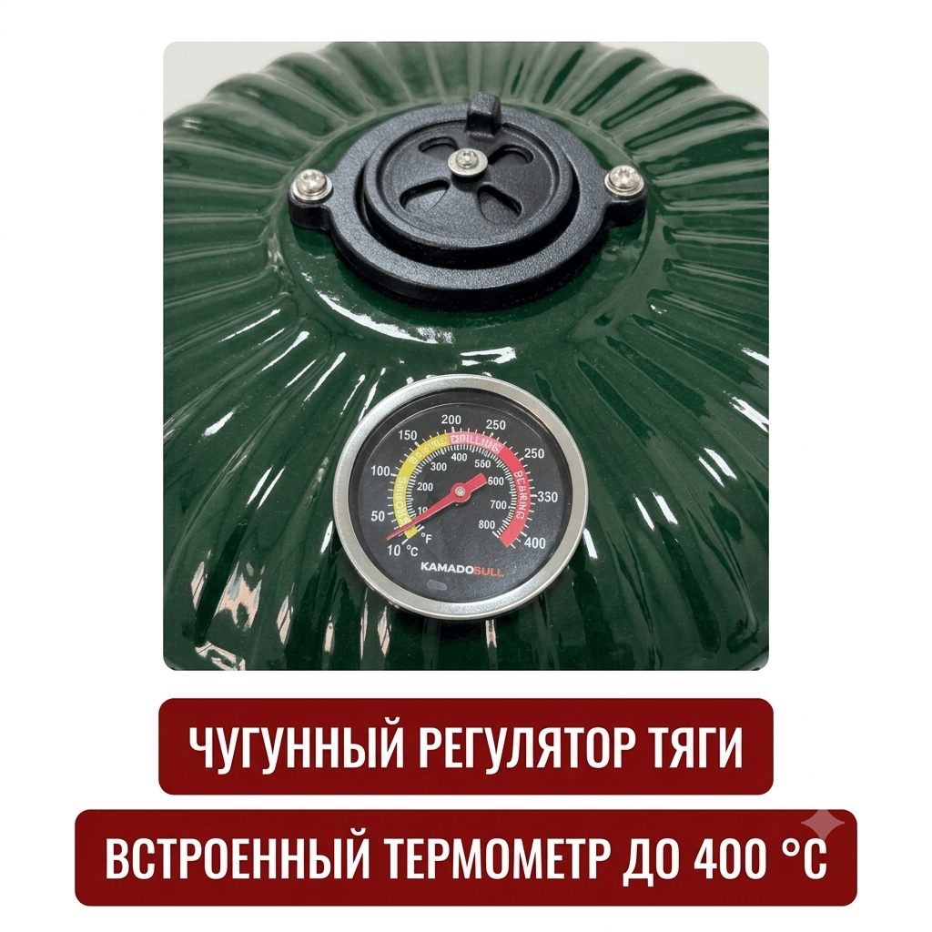 Керамический гриль KamadoBull Mini 30,5 см/12″ — купить в Hedonism.ru